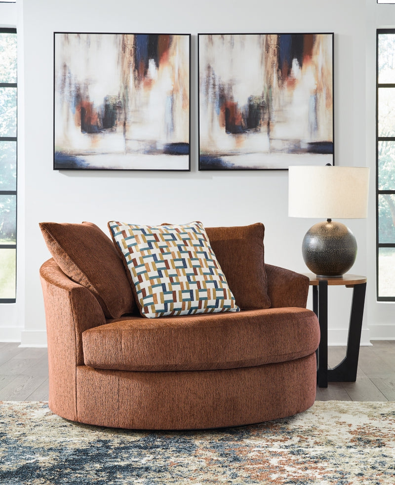 Sillón giratorio Laylabrook Oversized