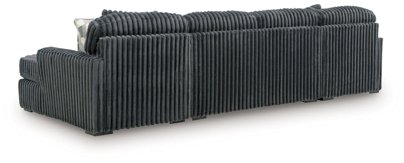Midnight-Madness 3-Piece Double Chaise Sectional