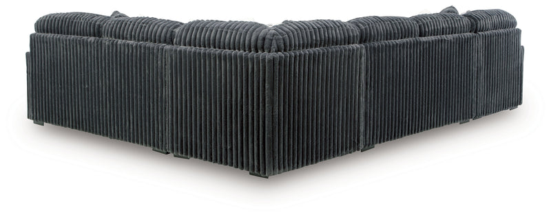 Midnight-Madness 4-Piece Sectional with Chaise
