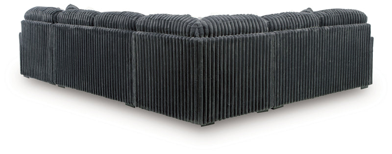 Midnight-Madness 4-Piece Sectional with Chaise