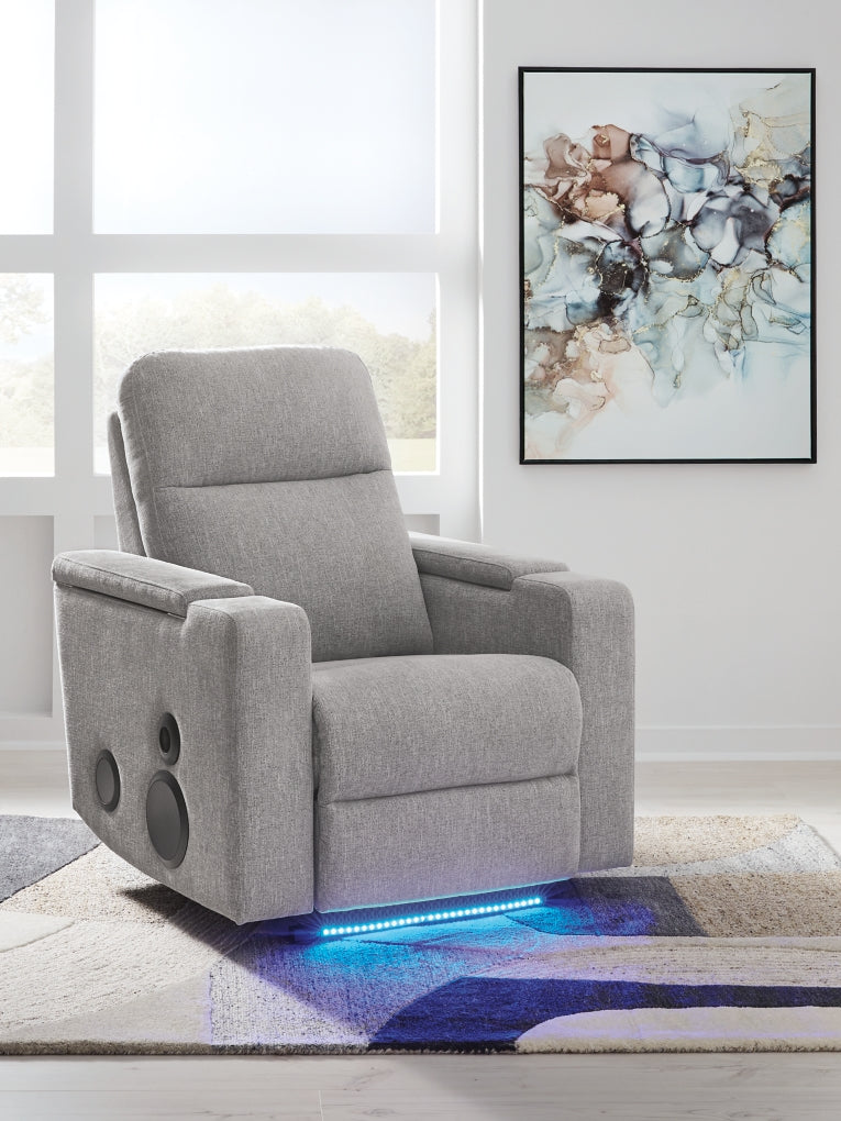Landdin Glider Power Reclining w/Audio System