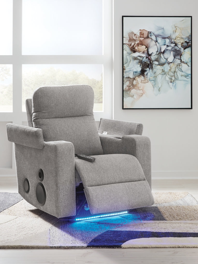 Landdin Glider Power Reclining w/Audio System