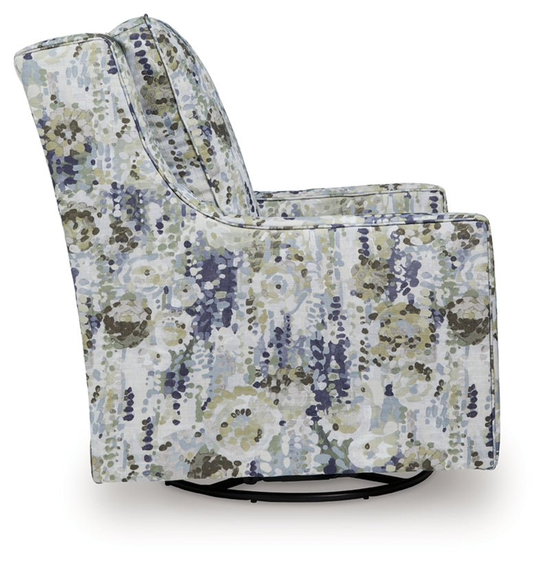 Sillón decorativo giratorio y reclinable Dustinford