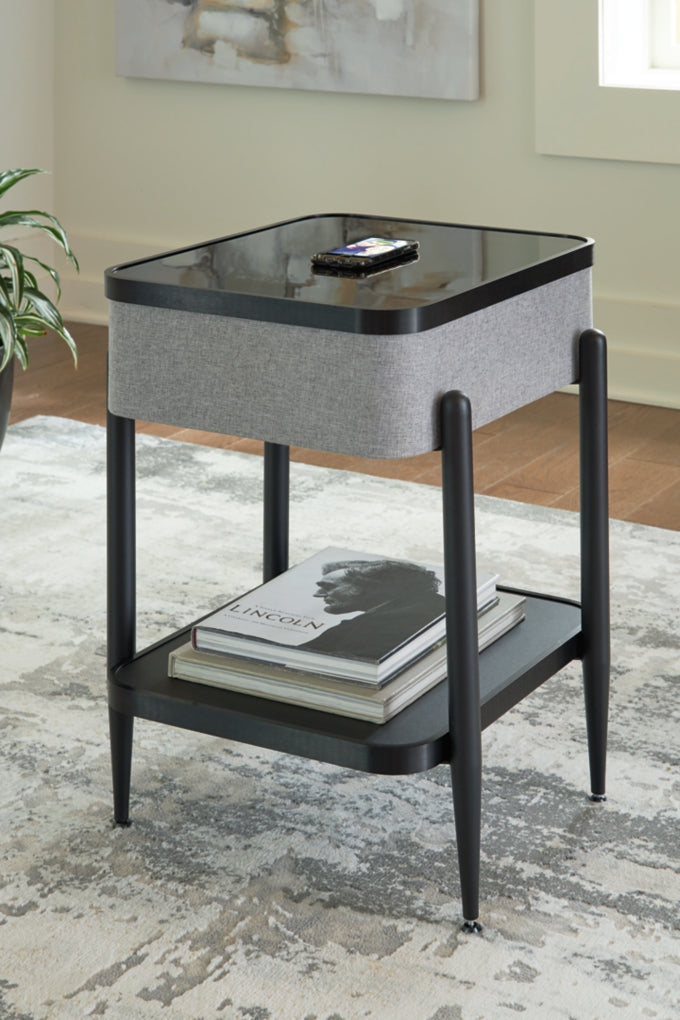 Mesa auxiliar Jorvalee con altavoz