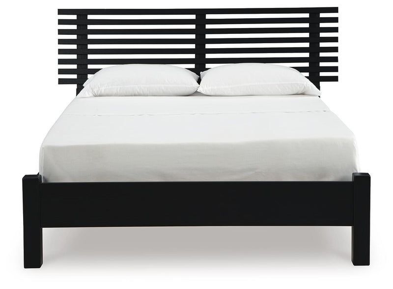 Danziar Slat Panel Bed