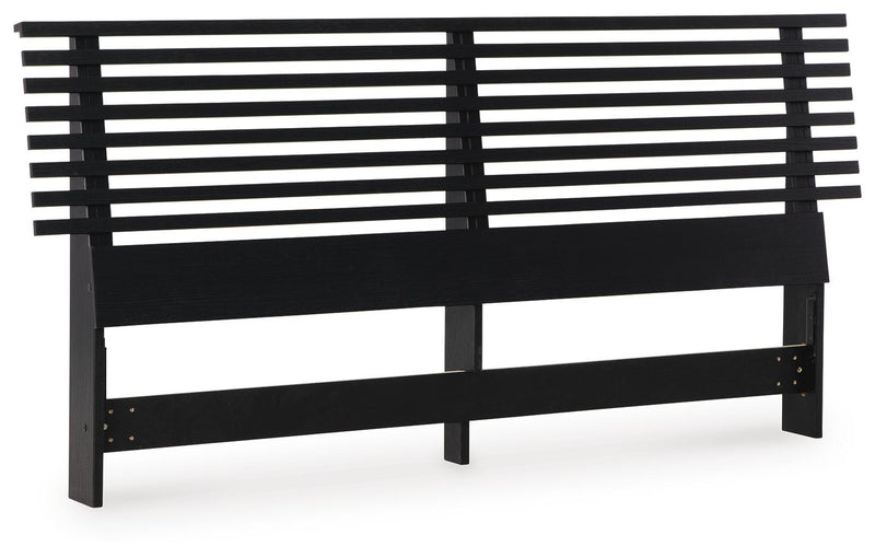 Danziar Slat Headboard Bedroom Set