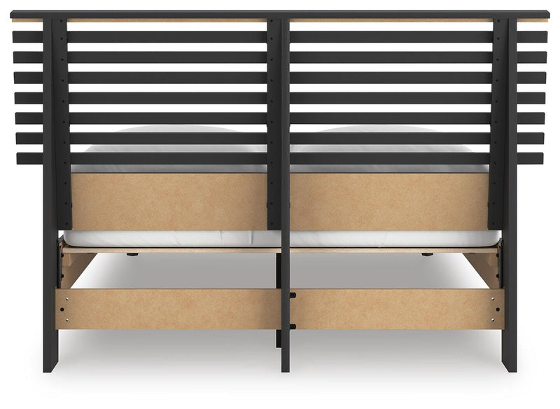 Danziar Slat Panel Bed