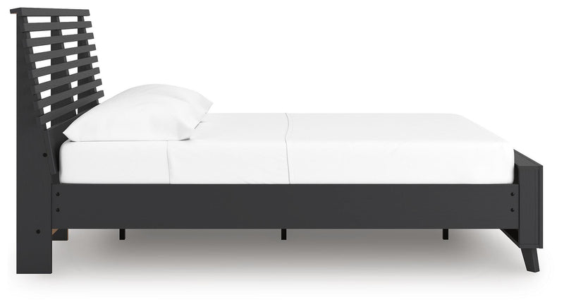Danziar Slat Panel Bed