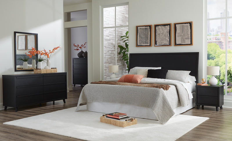 Danziar Panel Headboard Bedroom Set