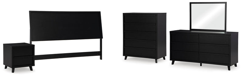 Danziar Panel Headboard Bedroom Set