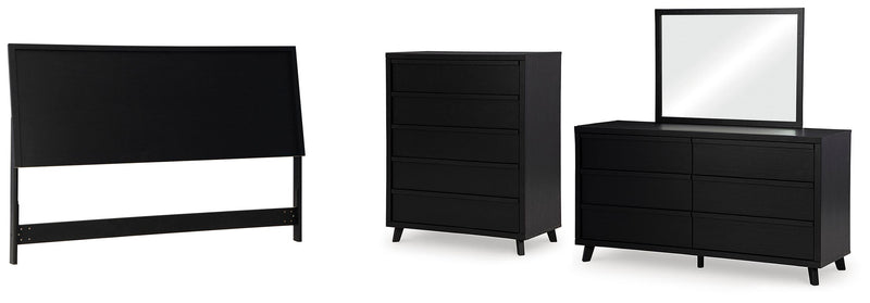 Danziar Panel Headboard Bedroom Set