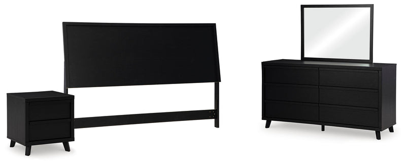 Danziar Panel Headboard Bedroom Set