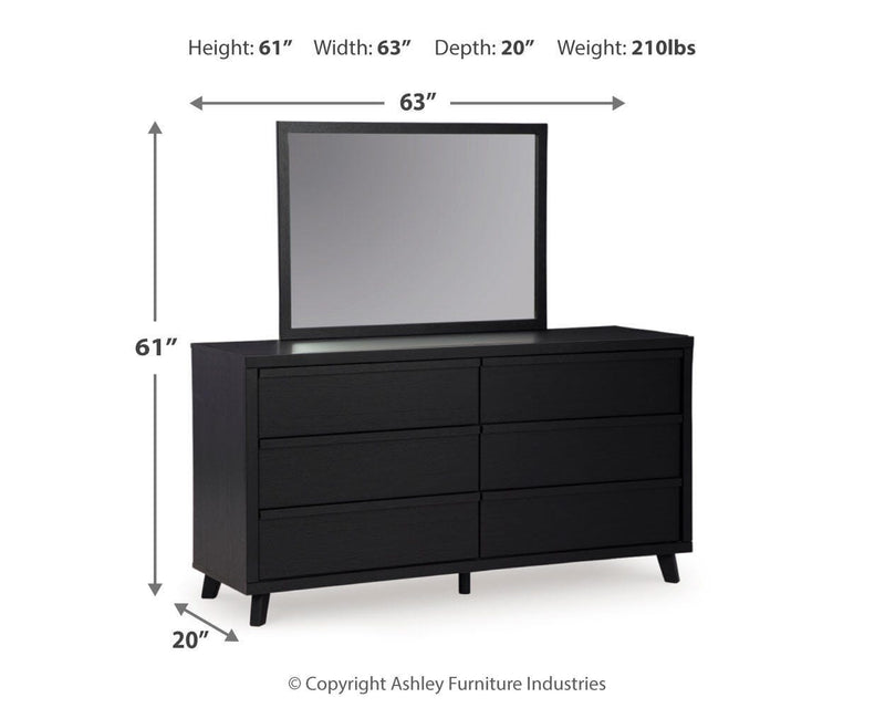 Danziar Panel Bed Bedroom Set