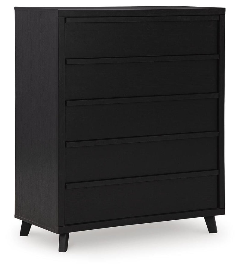 Danziar Slat Headboard Bedroom Set