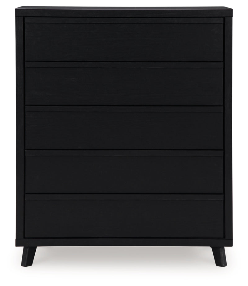 Danziar Five Drawer Wide Chest