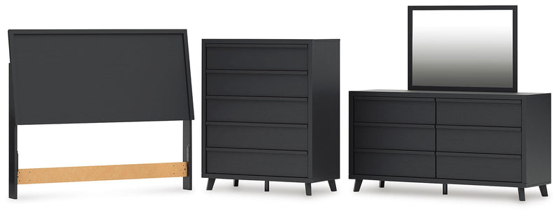 Danziar Panel Headboard Bedroom Set