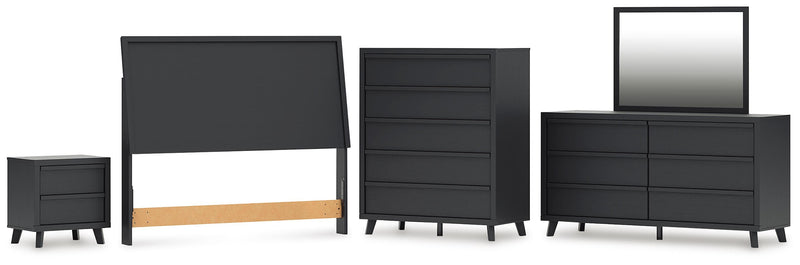 Danziar Panel Headboard Bedroom Set