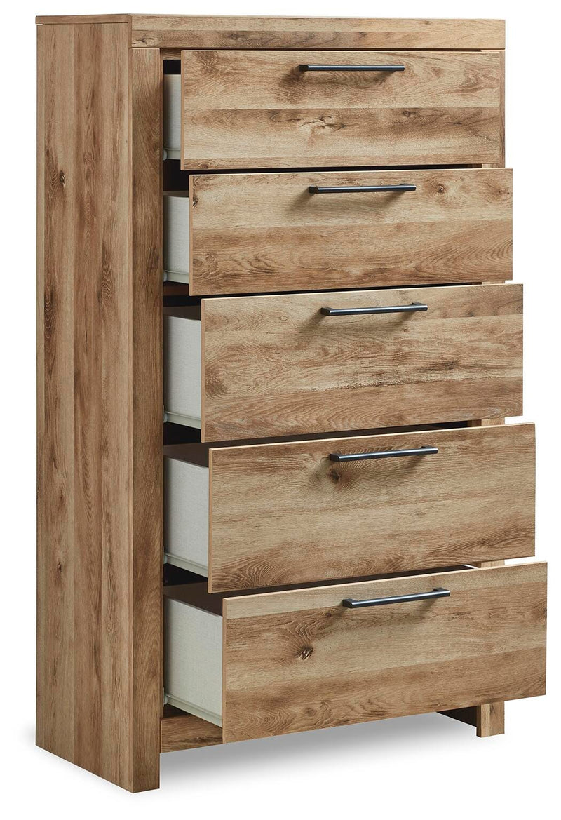 Hyanna Panel Storage Bed Bedroom Set