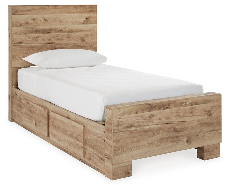 Hyanna Panel Bed with 1 Side Storage