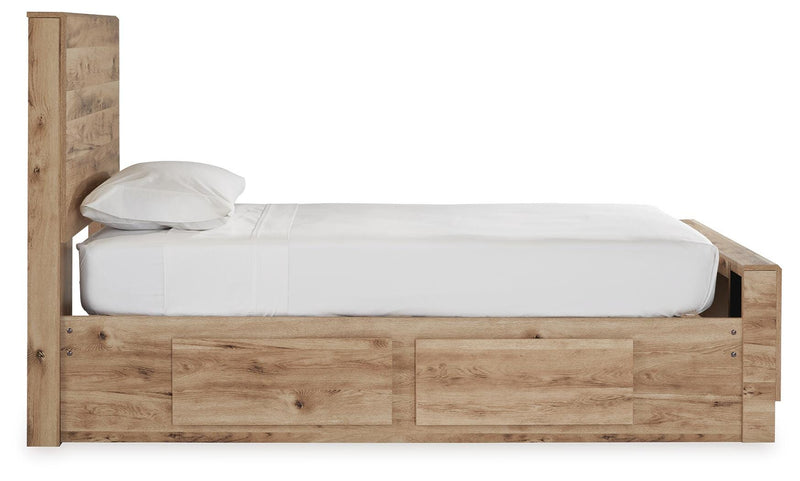 Hyanna Panel Bed with 1 Side Storage