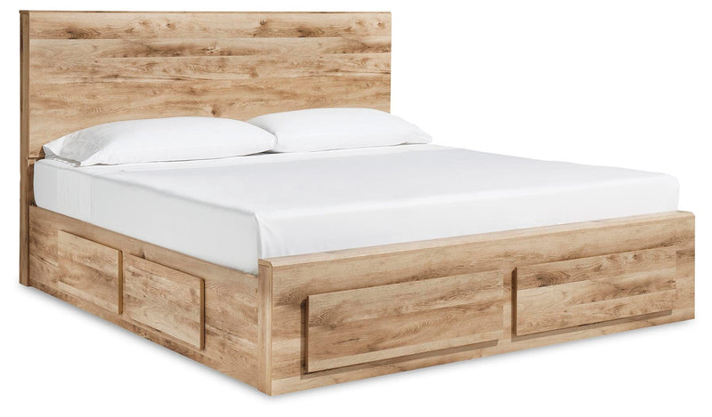 Hyanna Panel Storage Bed Bedroom Set