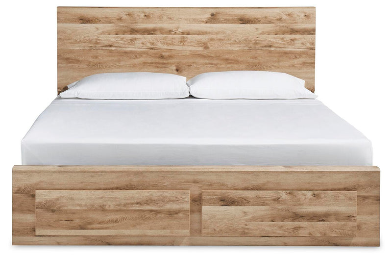 Hyanna Panel Storage Bed Bedroom Set
