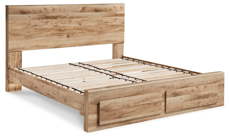 Hyanna Panel Storage Bed Bedroom Set