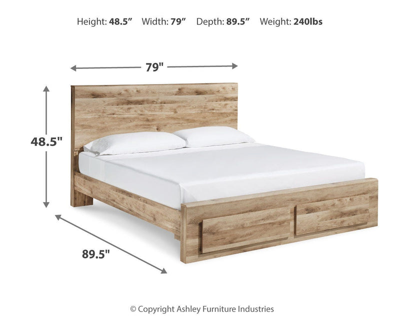 Hyanna Panel Storage Bed Bedroom Set