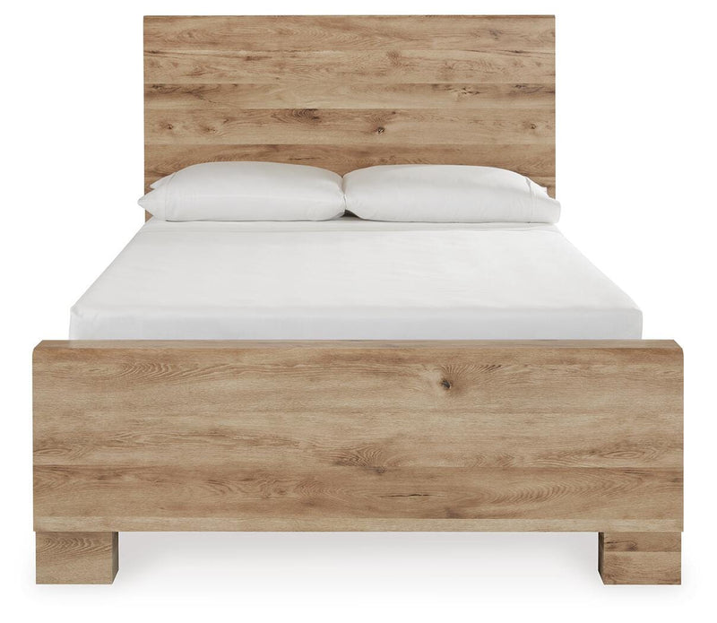 Hyanna Panel Bed with 1 Side Storage