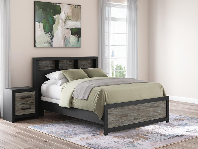 Jonnifer Bookcase Panel Bed