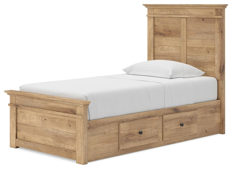 Cama con almacenaje en el panel Fenderport