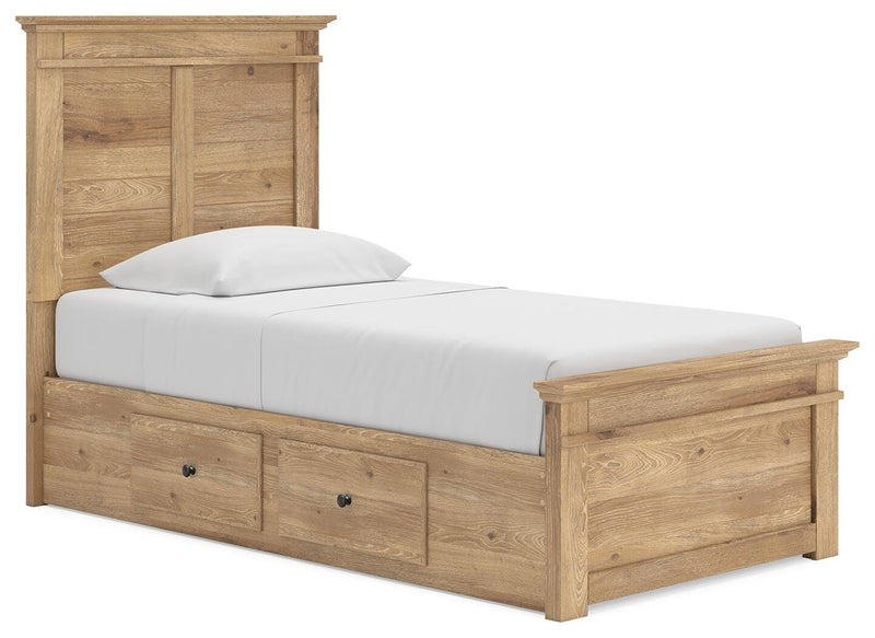 Cama con almacenaje en el panel Fenderport