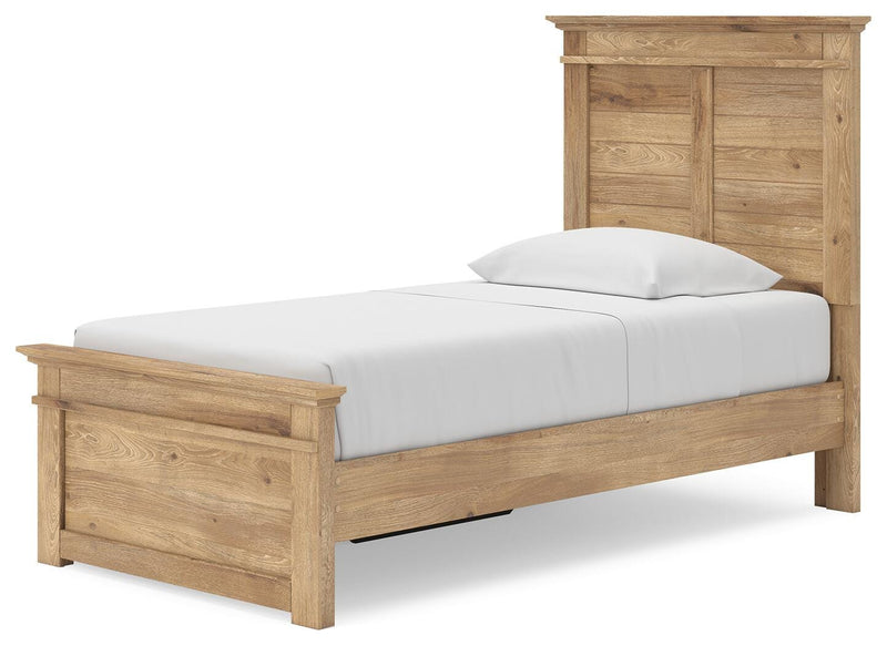 Cama con almacenaje en el panel Fenderport