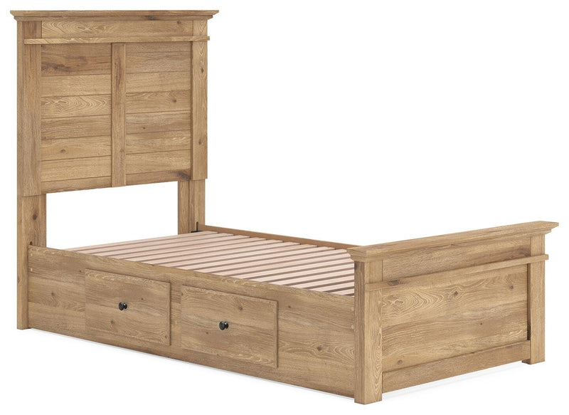 Cama con almacenaje en el panel Fenderport