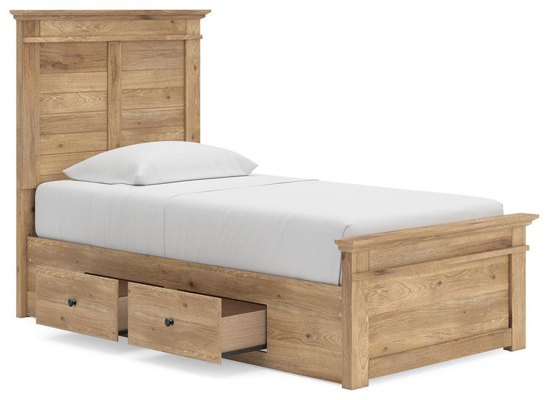 Cama con almacenaje en el panel Fenderport
