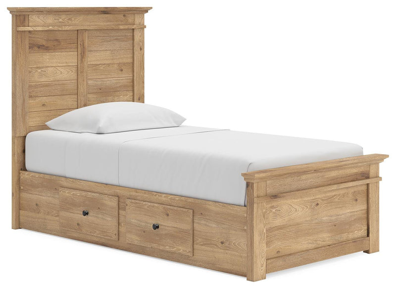 Cama con almacenaje en el panel Fenderport