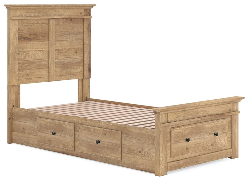 Cama con almacenaje en el panel Fenderport