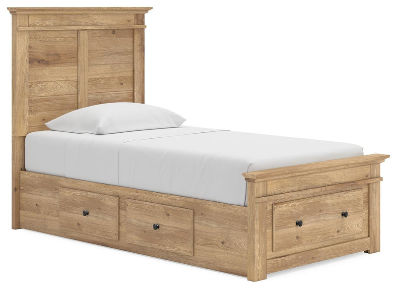 Cama con almacenaje en el panel Fenderport