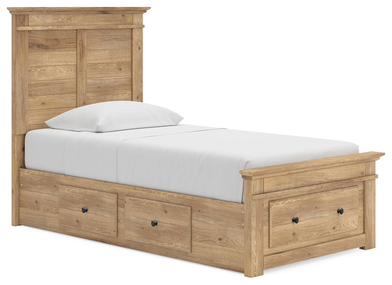 Cama con almacenaje en el panel Fenderport