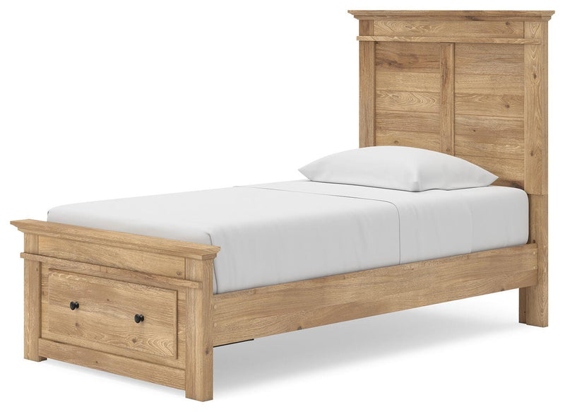 Cama con almacenaje en el panel Fenderport
