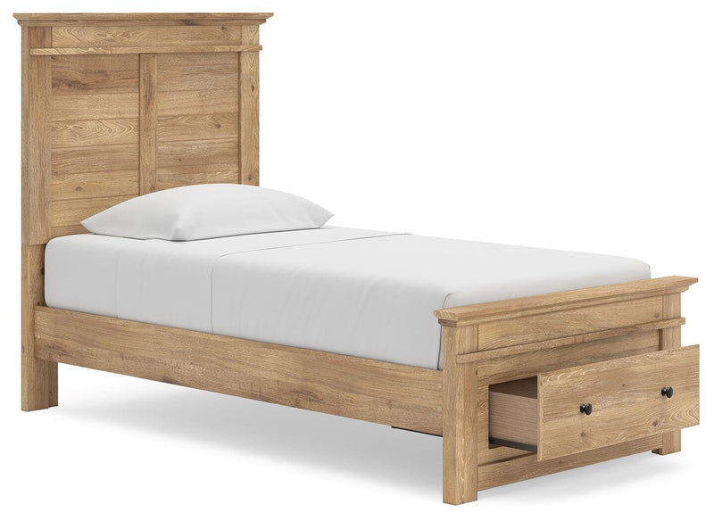 Cama con almacenaje en el panel Fenderport