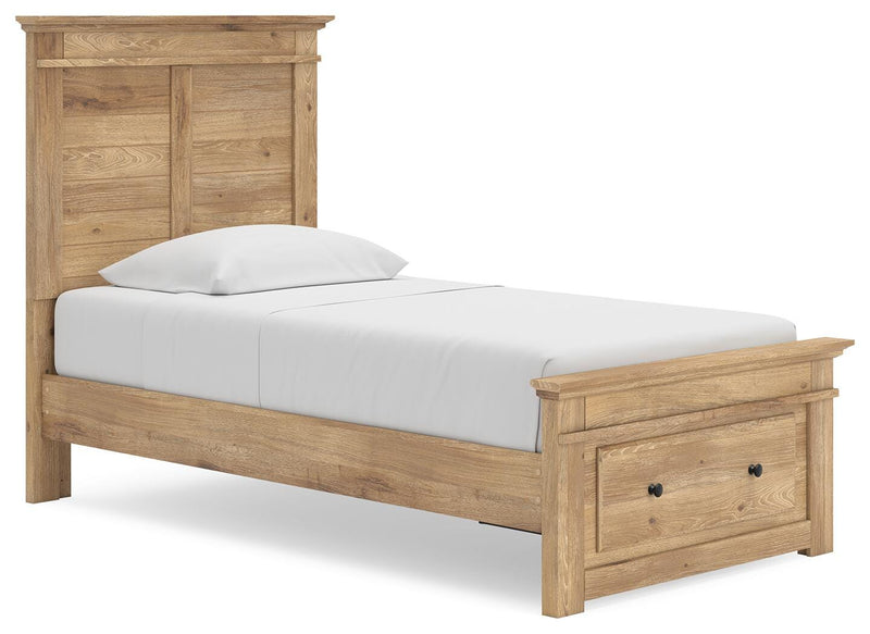 Cama con almacenaje en el panel Fenderport