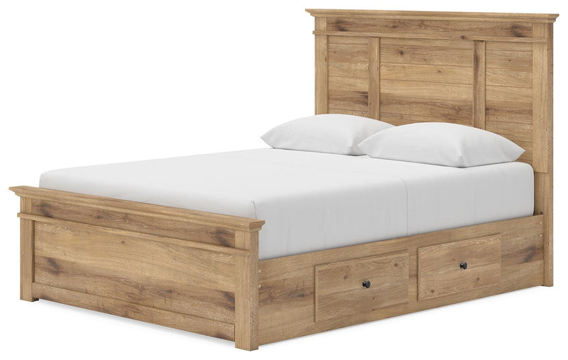 Cama con almacenaje en el panel Fenderport
