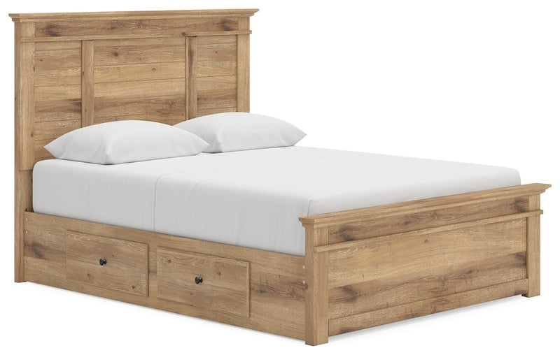 Cama con almacenaje en el panel Fenderport