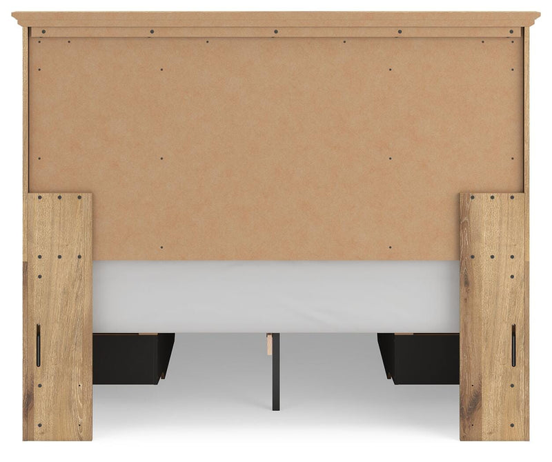 Cama con almacenaje en el panel Fenderport