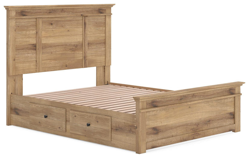 Cama con almacenaje en el panel Fenderport