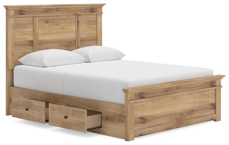 Cama con almacenaje en el panel Fenderport