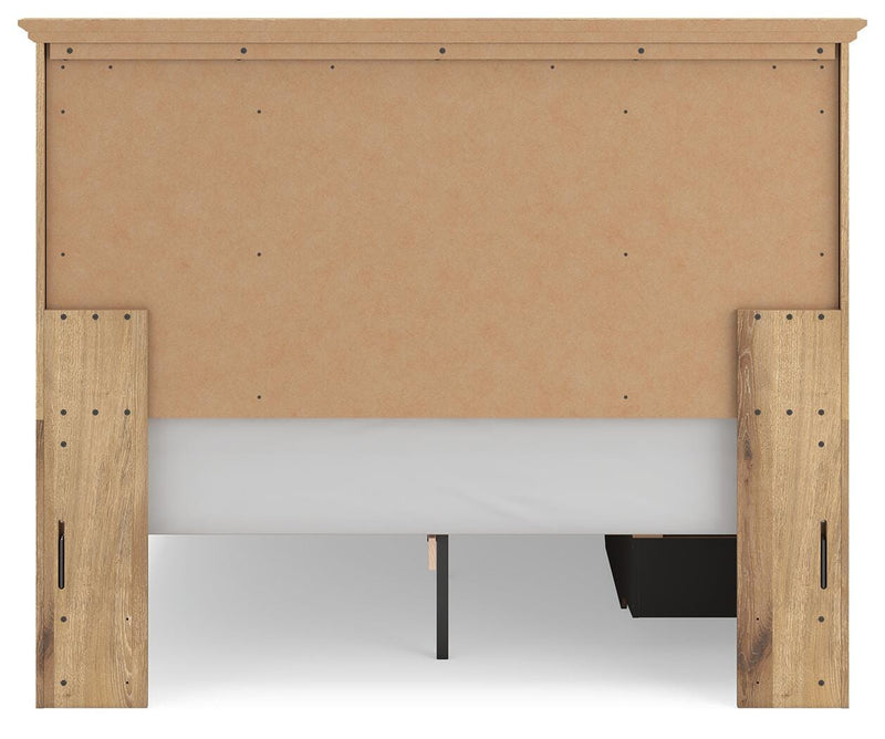 Cama con almacenaje en el panel Fenderport