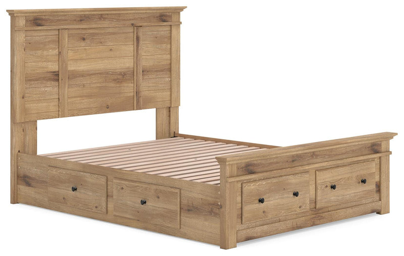 Cama con almacenaje en el panel Fenderport