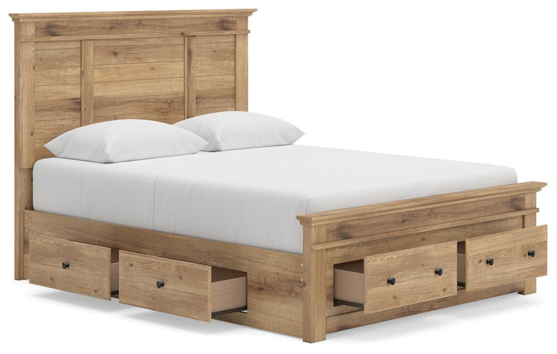 Cama con almacenaje en el panel Fenderport